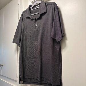 Peter Millar striped polo shirt - size large
